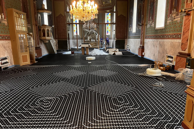 Kúrenie / Podlahové vykurovanie - foto Kúrenie / Podlahové vykurovanie - foto